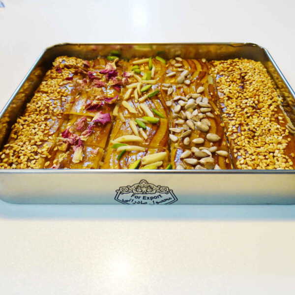 Persian Sweet - Stuffed Baklava with Nuts & Rose Petals 650 gr, (2x)