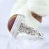 Persian Sulemani Hakik Silver Ring for Men Handcrafted