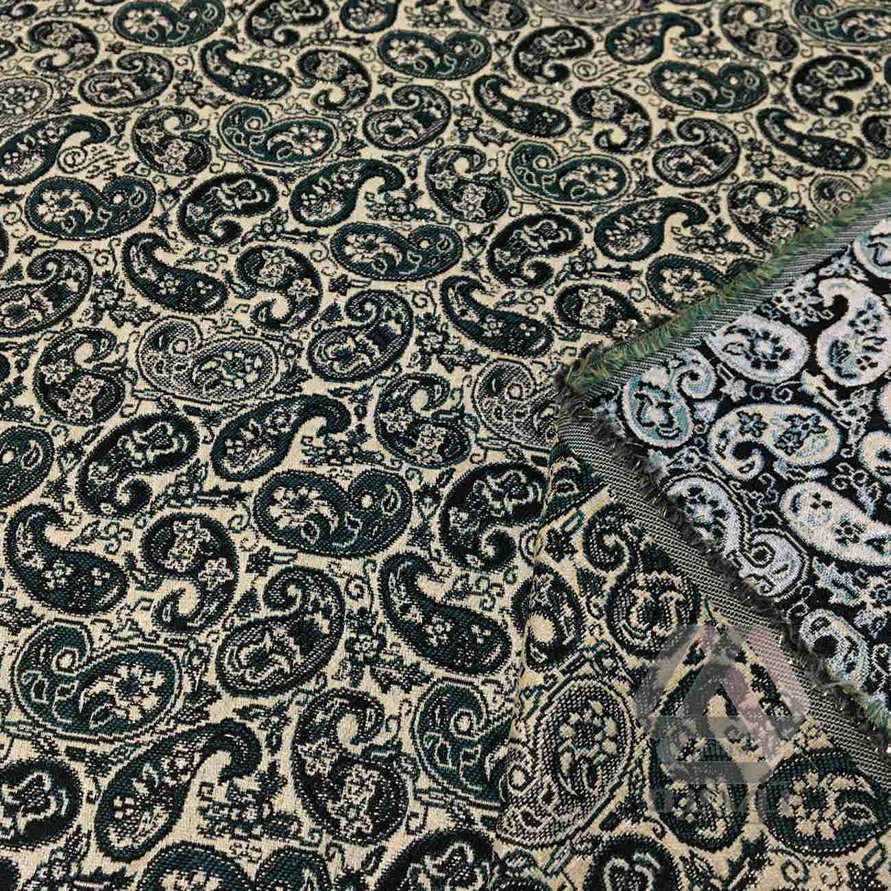 Persian Termeh Fabric Elegant with Floral Paisley Design