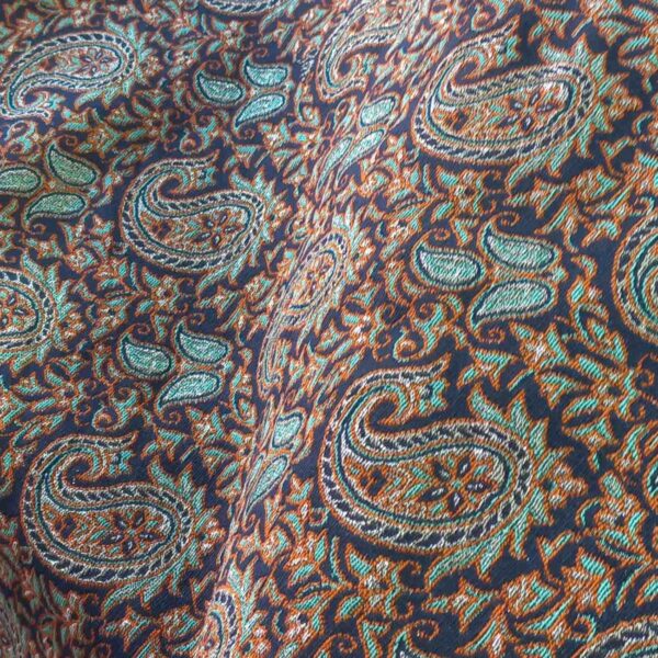 Persian Termeh Fabric Elegant Paisley Design