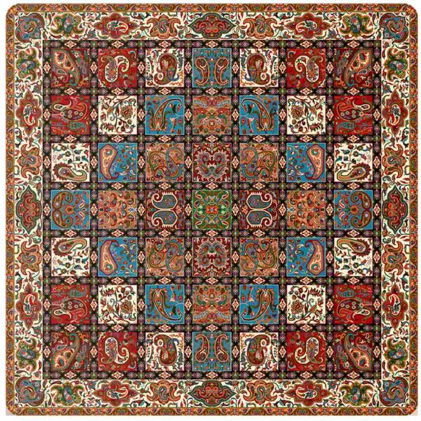 Persian Termeh Tablecloth Luxurious with Floral Paisley Design