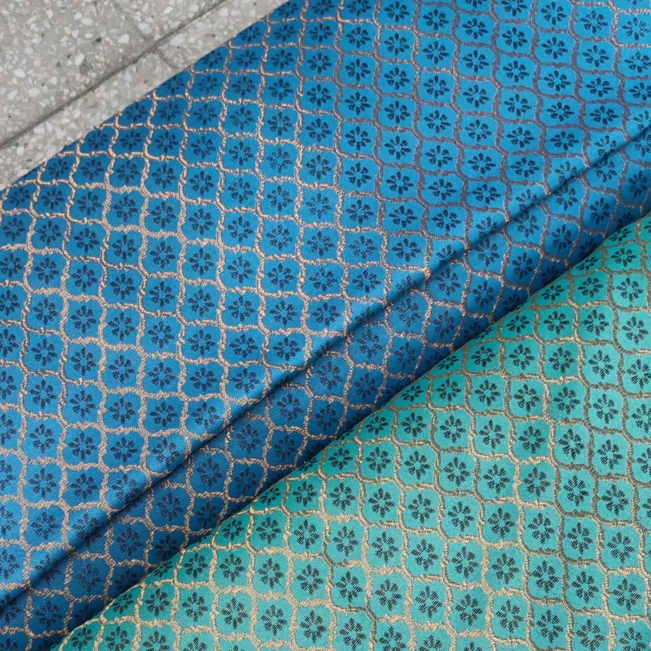 Persian Termeh Fabric with Exquisite Floral Paisley Design