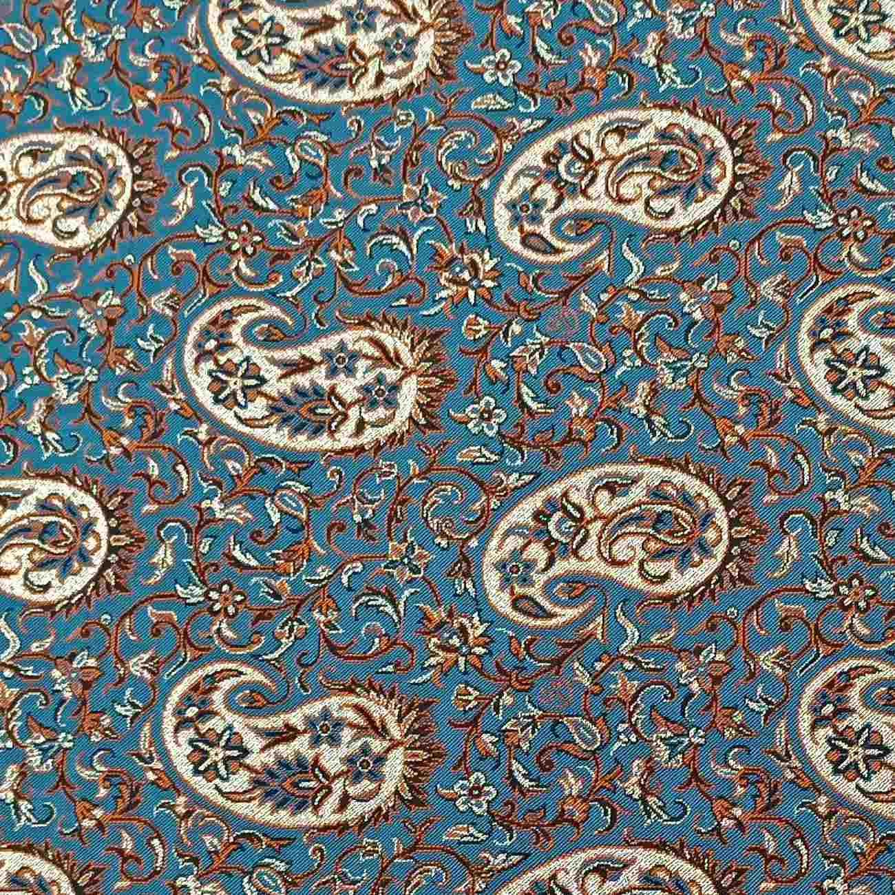 Persian Termeh Fabric with Floral Paisley Design