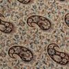 Persian Termeh Fabric with Floral Paisley Design