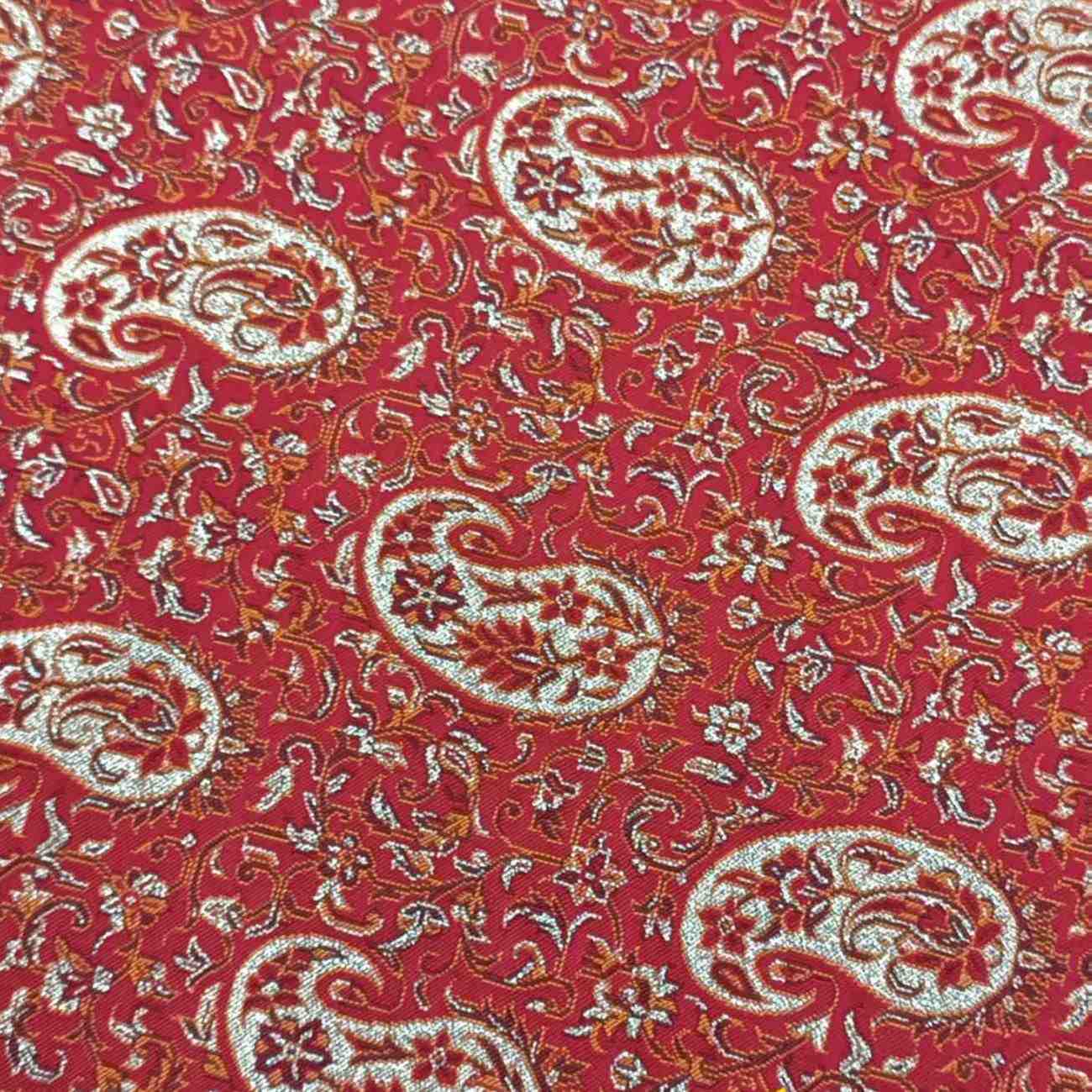 Persian Termeh Fabric with Floral Paisley Design