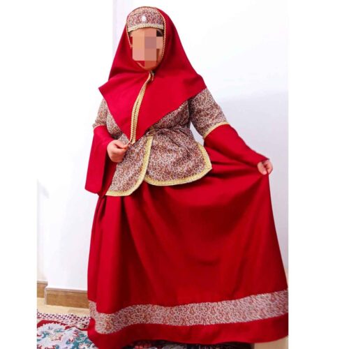 Persian Women’s Traditional Clothing Set in Red