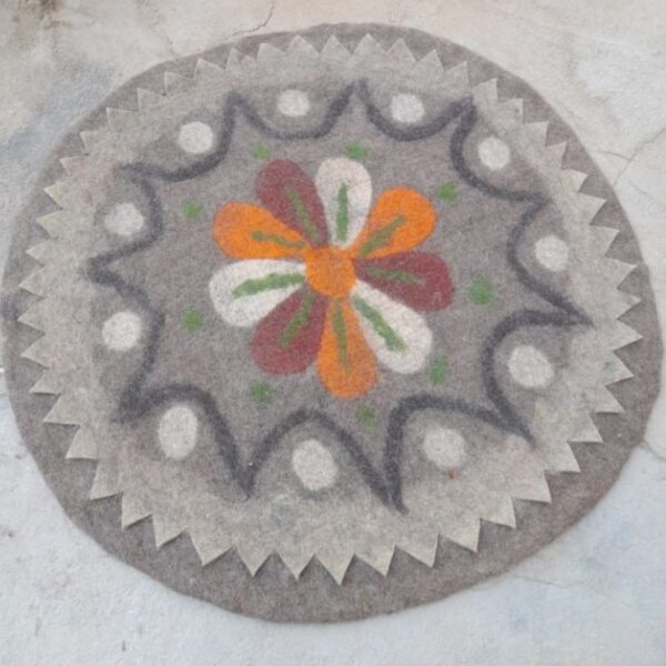 Persian Wool Felt Rug 100% Natural and Handmade Peyvand