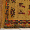 Persian Wool Kilim Runner Rug – Genuine Handwoven in Khorasan with Animal Motifs
