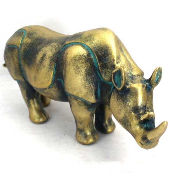 Rhinoceros Figurine Decorative Statue- Rhino Home Accent
