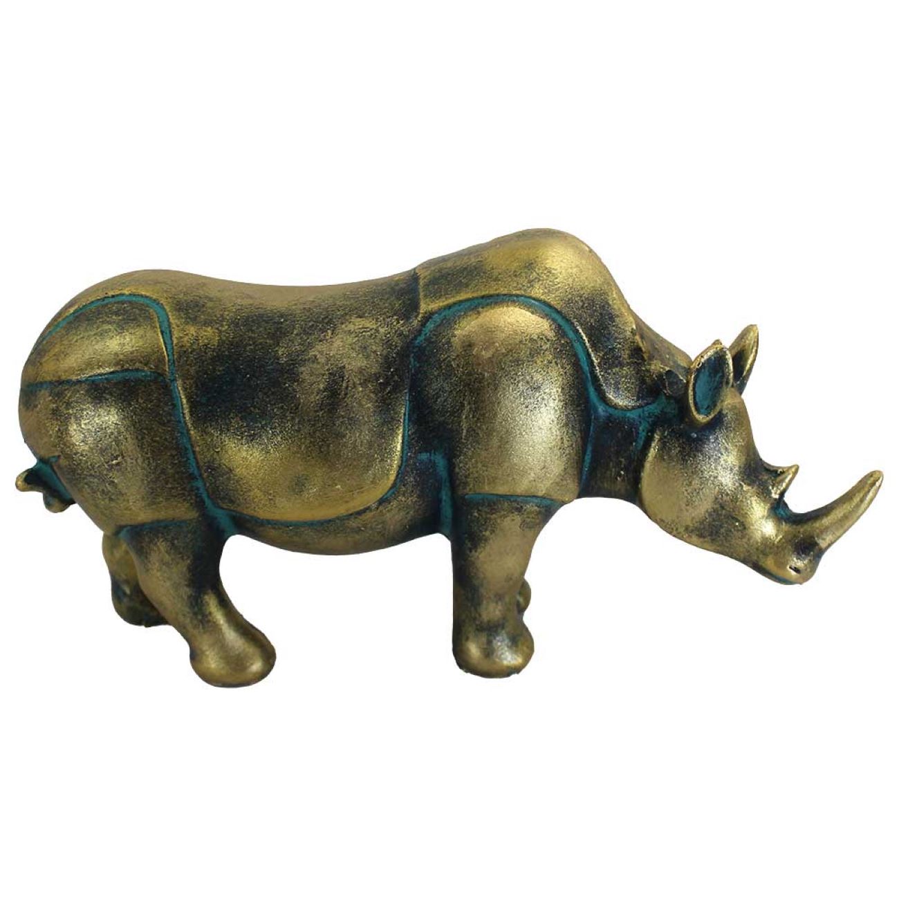 Rhinoceros Figurine Decorative Statue- Rhino Home Accent