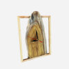 Rustic Wooden Wall Clock Handcrafted Model Behsud