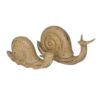 Set of 2 Snail Figurine - Unique Decorative Snails