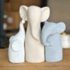 Set of 3 Decorative Elephant Family Figurines - For Your Living Space