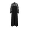 Stylish Fit Abaya for Women with Paisley Design