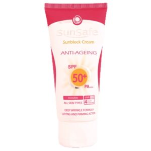 Sunsafe Anti Aging Sunscreen Colorless SPF50 For All Skin Types 50 ml