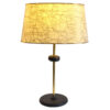 Accent Table Lamp with Drum Shade Design in Gold