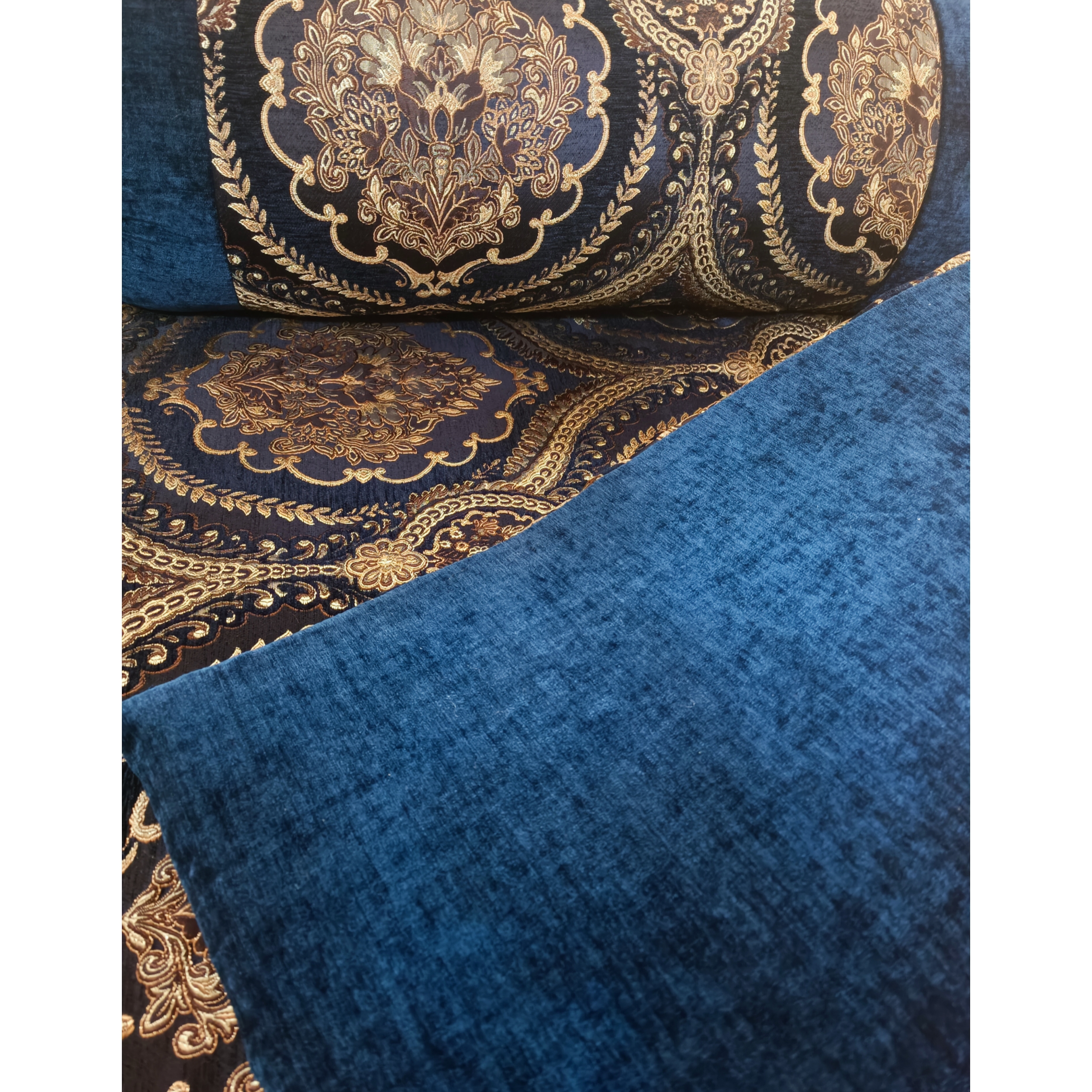 Traditional Persian Cylindrical Pillow with Mattress