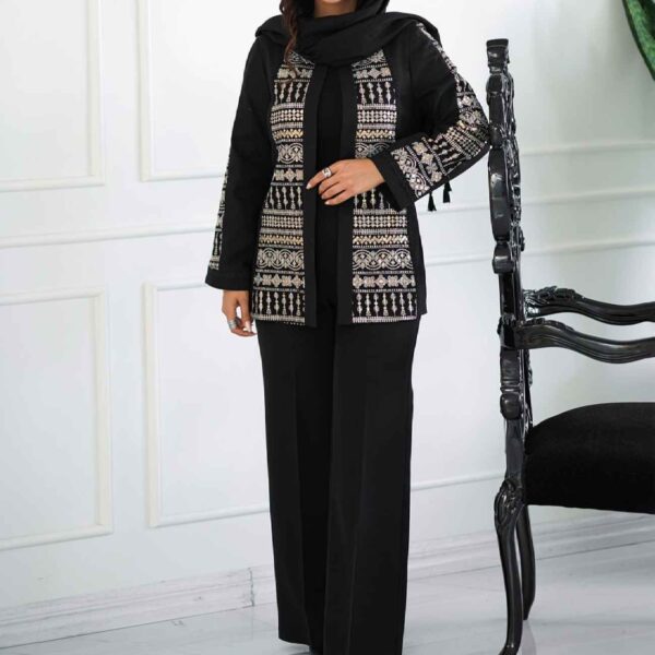 Trending Persian Linen Manto Chic and Comfortable