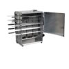 Vertical Kebab Gas Grill Machine with 10-Skewer Burner Stand