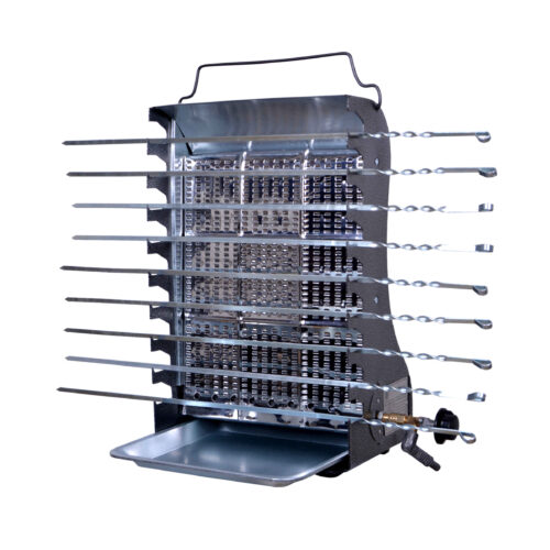 Vertical Kebab Gas Grill Machine Wall-Mounted Smokeless