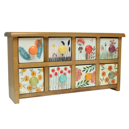 Wooden Tea Bag Holder Model Drawer Tea Organizer