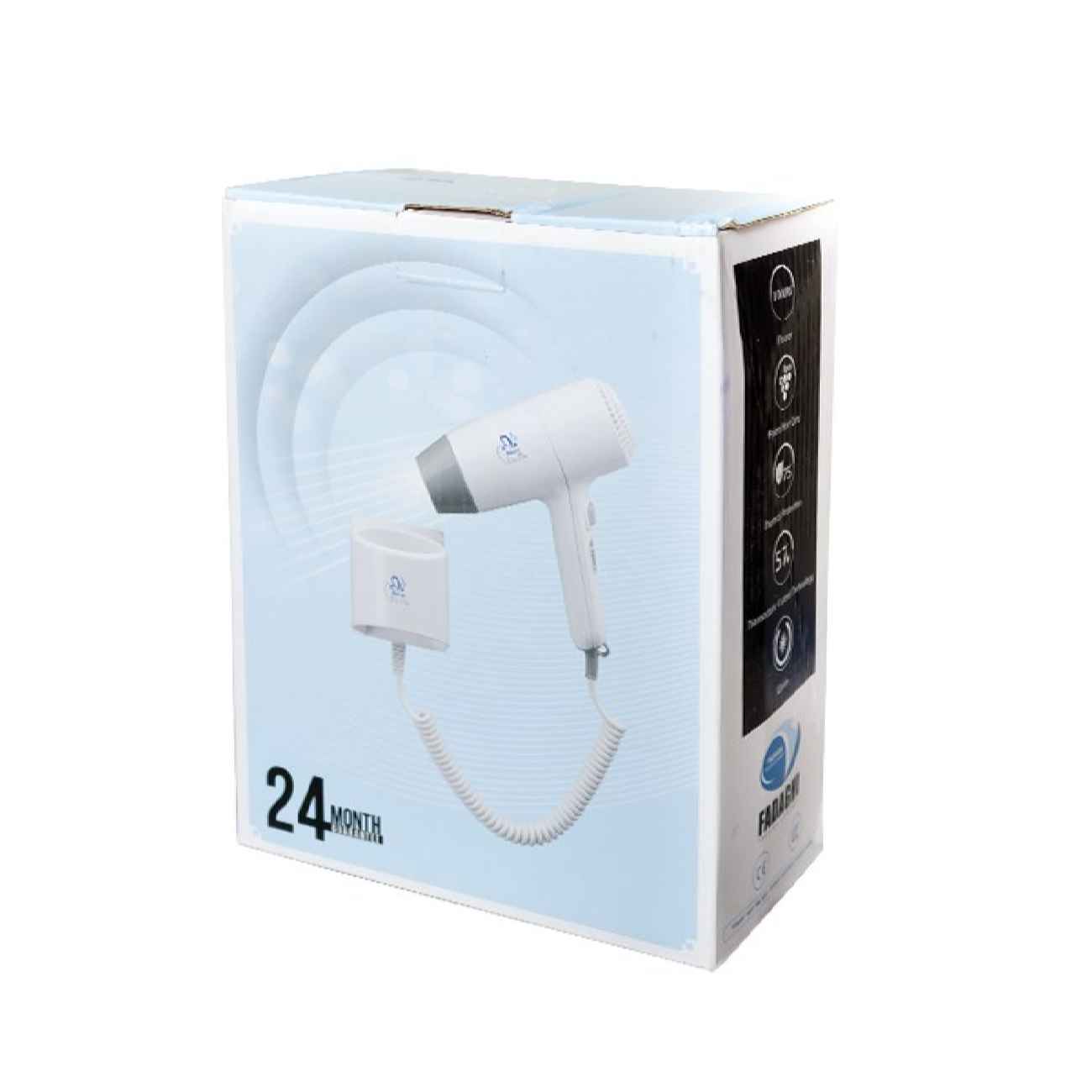 Wall-Mounted Hair Dryer for Home and Hotel Use