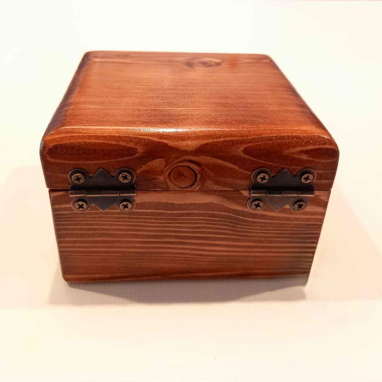Handcrafted Wooden Jewelry Box in Brown - ShopiPersia