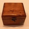 Handcrafted Wooden Jewelry Box in Brown