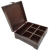 Wooden Tea Bag Organizer Box Multi-Functional