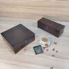 Wooden Tea Bag Organizer Box Multi-Functional