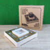 Wooden Tea Bag Organizer Box with Warmer