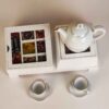 Wooden Tea Bag Organizer Box with Warmer