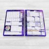 Planner Notebook with Galaxy Design Essential Study Companion