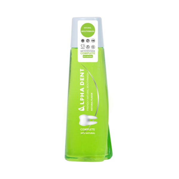 AlphaDent Natural Complete Mouthwash Alcohol-Free & Fluoride-Free ( x2 )