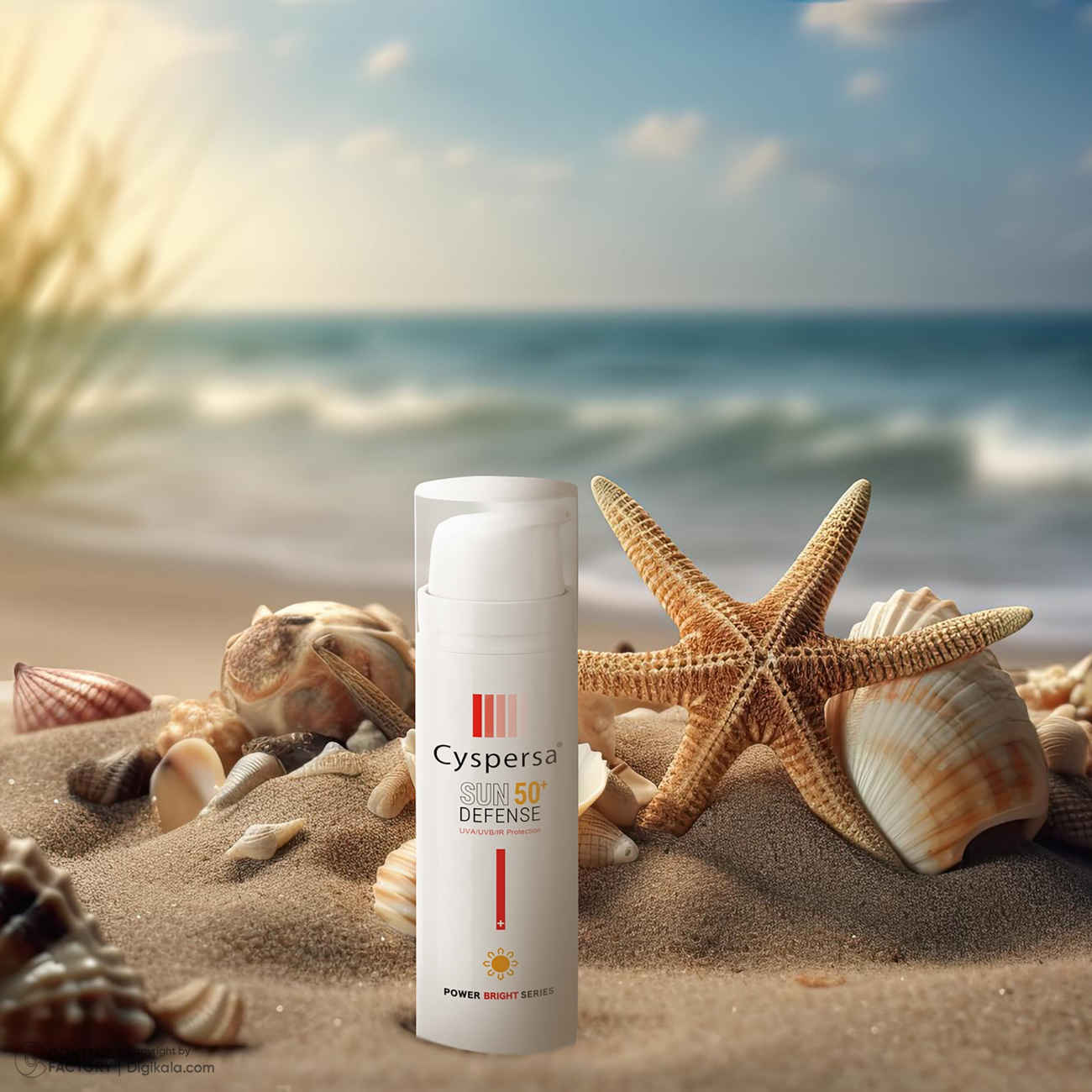 Cyspersa SPF 50 Sunscreen Fluid: Colorless, Anti-Blemish, 50ml – Suitable for All Skin Types