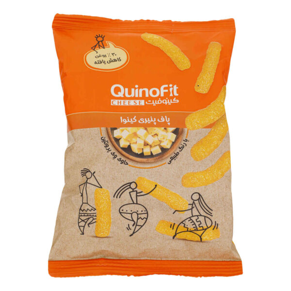 Quinoa Cheesy Puff Snack - Reduced Fat, Quinofit, 45 gr (x10)