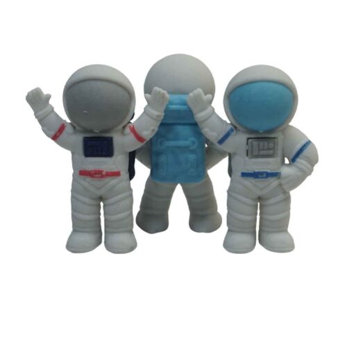 3-Piece Astronaut Eraser Set – Launch into Fun with Galactic Wonders