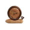 Artisan Wooden Desk Clock with Minimalist Design