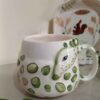 Artistic Handcrafted Ceramic Mug - Deer Design