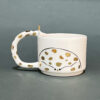 Artistic Handcrafted Ceramic Mug - Giraffe Design