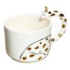 Artistic Handcrafted Ceramic Mug - Giraffe Design