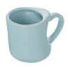 Artistic Ceramic Mug - Heart Handle Design, Chic & Luxe