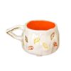 Artistic Handcrafted Ceramic Mug - Leaf Design