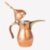 Baghdadi Dallah Copper Coffee Pot for Brewing Qahwa & Arabic Coffee - Model Dalia