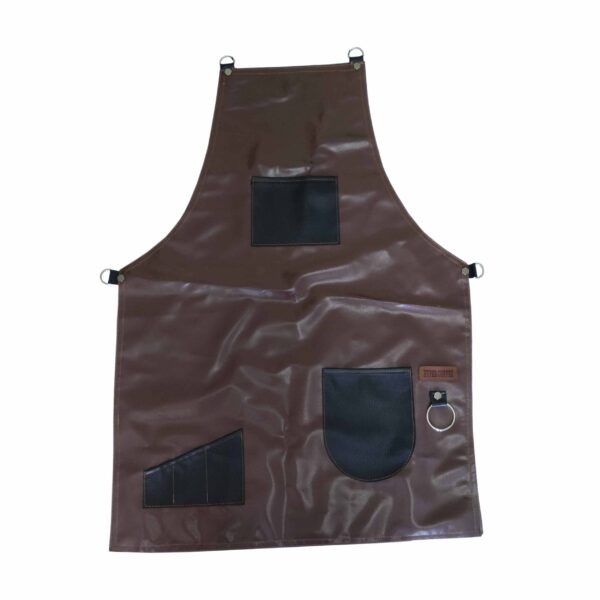 Barista Apron Stylish & Chic in Dark Brown