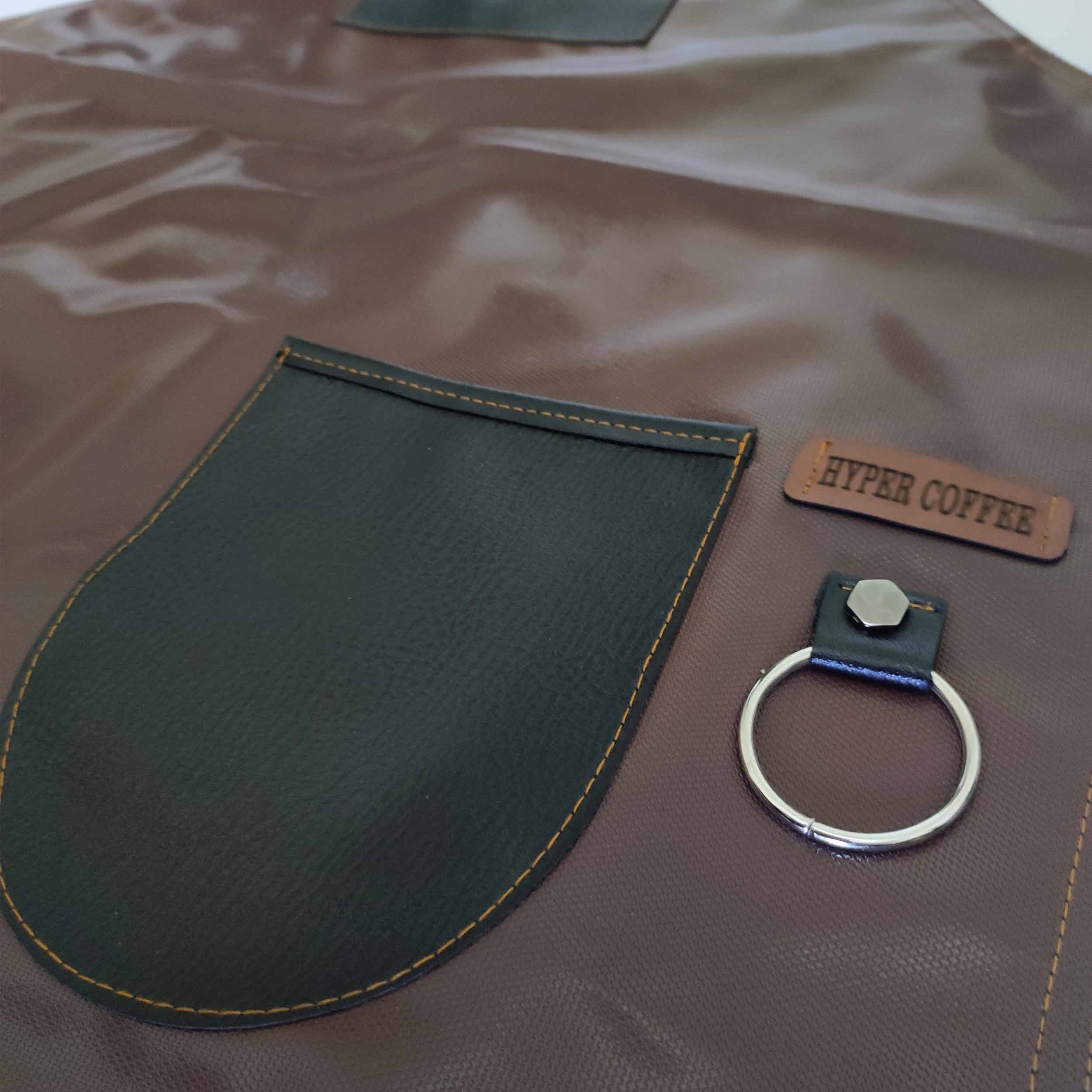 Barista Apron Stylish & Chic in Dark Brown