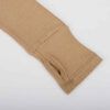Bodysuit Long Sleeve With Thumbhole for Women in Cream