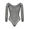 Bodysuit Long Sleeve for Women in Black – Elegant Attire for Ceremonies and Parties