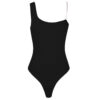 Bodysuit Sleeveless for Women in Black Suitable for Ceremony