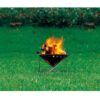 Campfire Grill for Outdoor Cooking with Footed Base